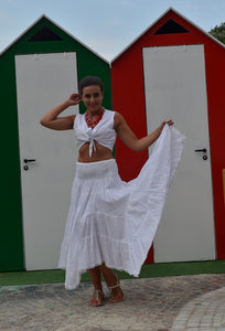 Gonna lunga estiva Luiselle moda Positano 