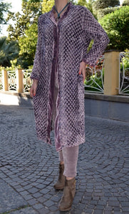 Pantalone in velluto elastico