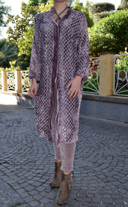 Pantalone in velluto elastico
