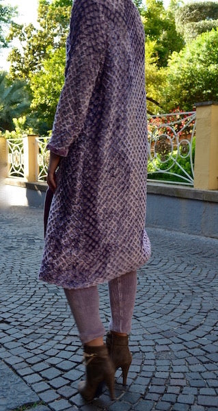 Pantalone in velluto elastico