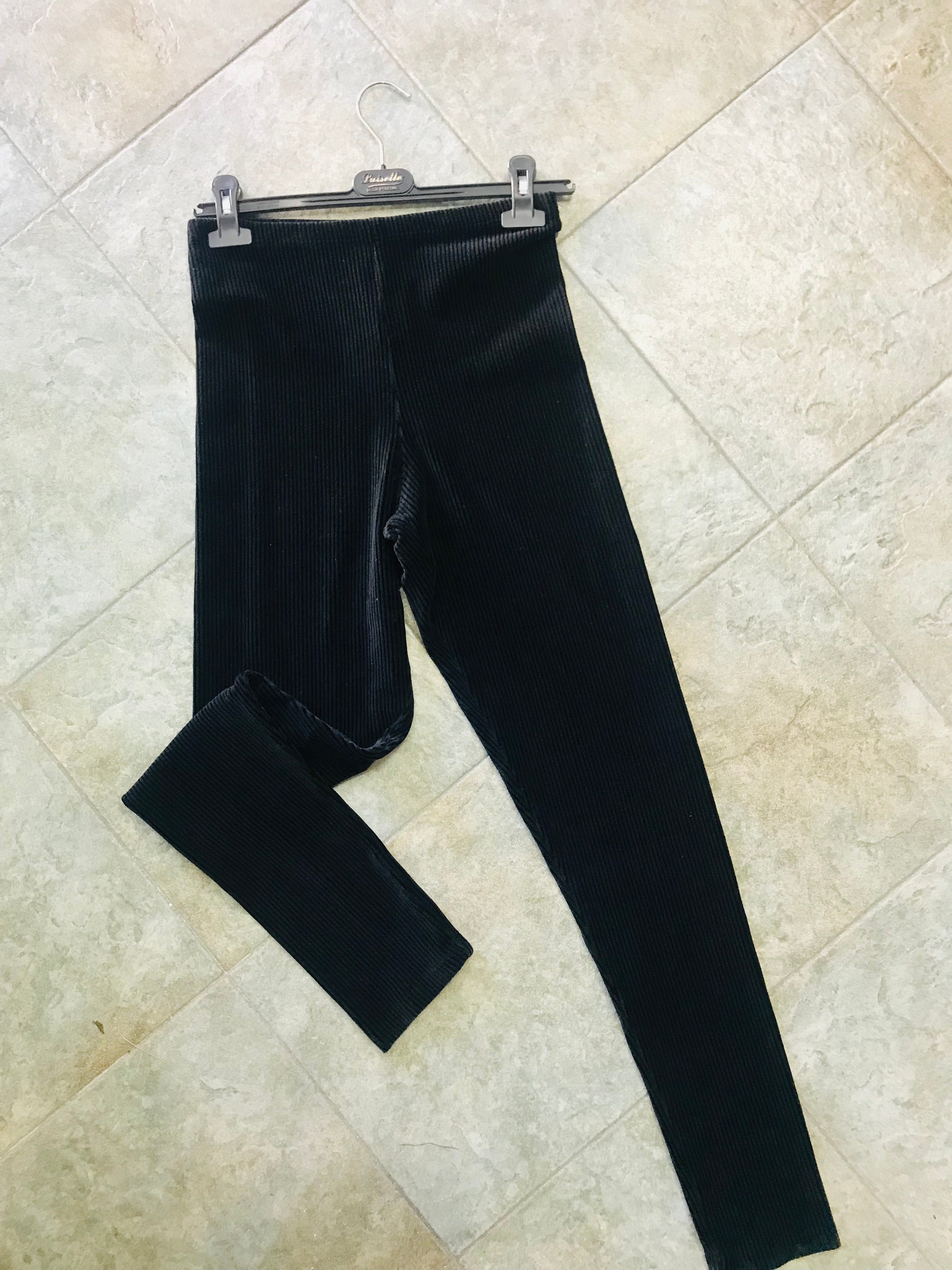 Pantalone in velluto elastico