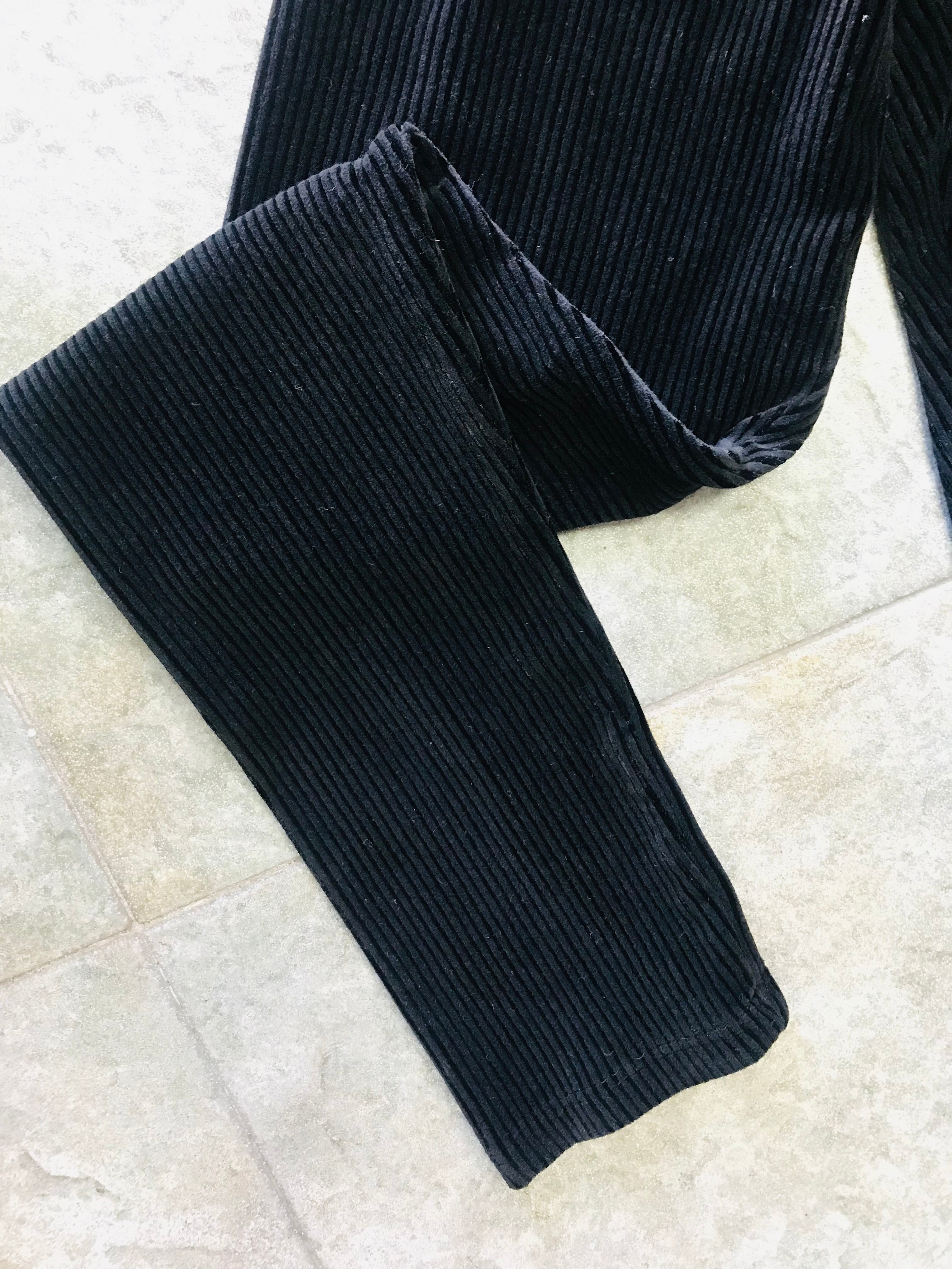 Pantalone in velluto elastico